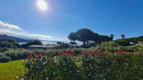 Coup de cœur asuré,Appartement de standing, rez de villa 6 couchages, climatisé à 150m de la plage, terrains de tennis